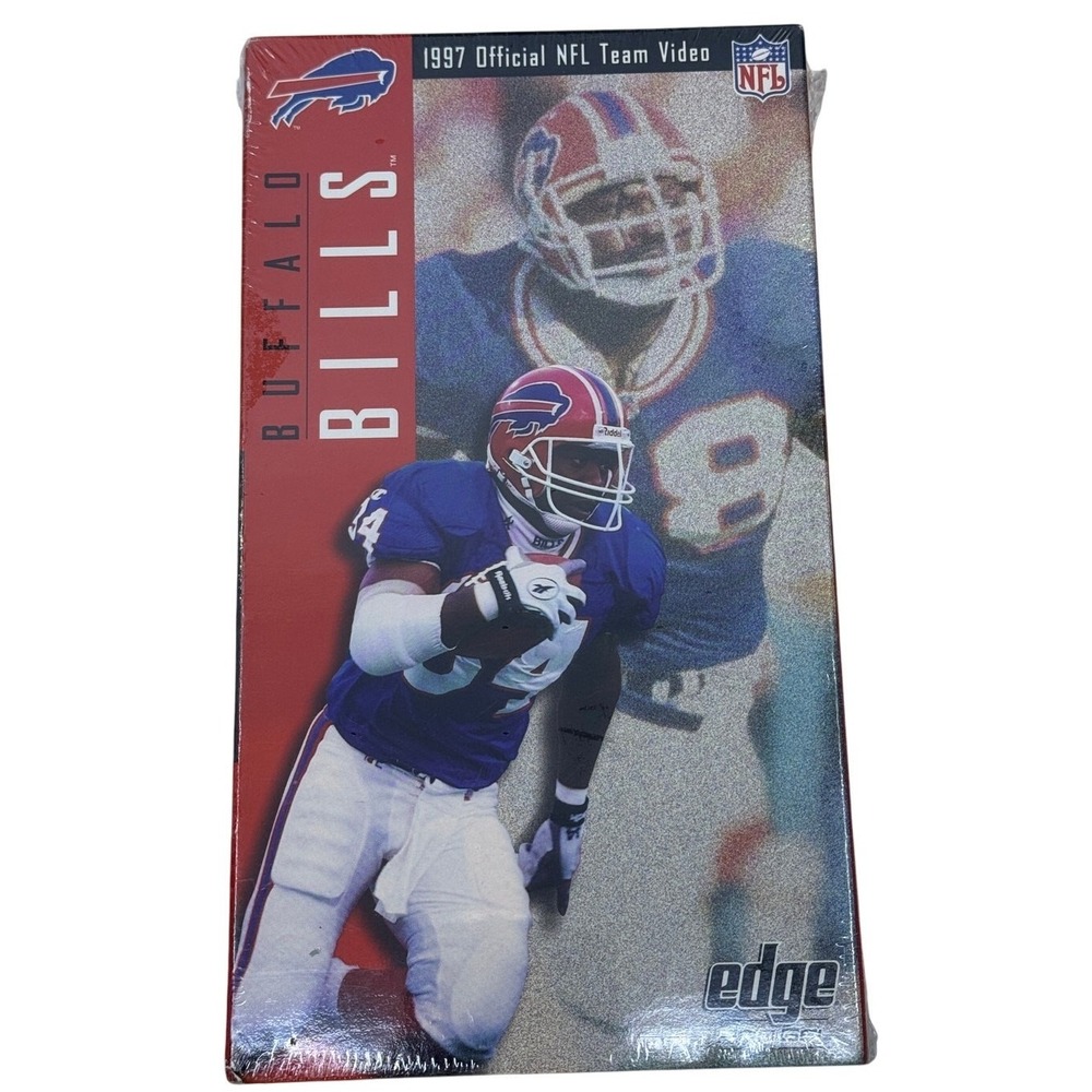 Buffalo Bills NFL Team Video 1997 VHS Edge PolyGram‎ Sealed Vintage